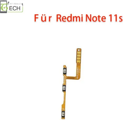 Produktbild von Für Xiaomi Redmi Note 11S 2201117SY Power Ein Aus Volume Lautstärke Laut Leise