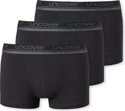 Produktbild von Schiesser Herren 3 er Pack Shorts Gr. L  schwarz