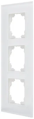 Produktbild von Glas-Rahmen 3f.ATHweiß
