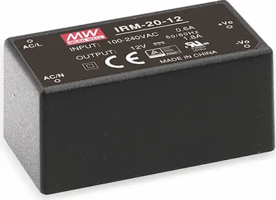 Produktbild von MEAN WELL AC/DC-Printnetzteil IRM-20-24, 24 V-/0,9 A, 21,6 W
