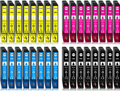 Produktbild von 32er Pack Druckerpatronen 408 408L kompatibel mit Epson WF-C4810