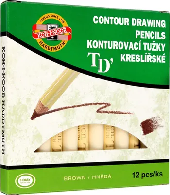 Immagine prodotto di Matita ceca per il trucco degli occhi - marrone 1op.-12pz