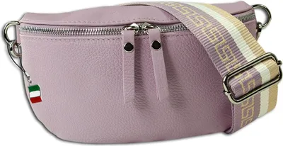 Produktbild von Florence Echtleder Damen Gürteltasche hell voilett Bauchtasche OTM808P