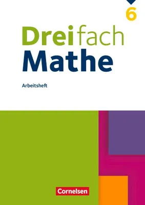 Produktbild von Dreifach Mathe 6. Schuljahr - Arbeitsheft mit Lösungen