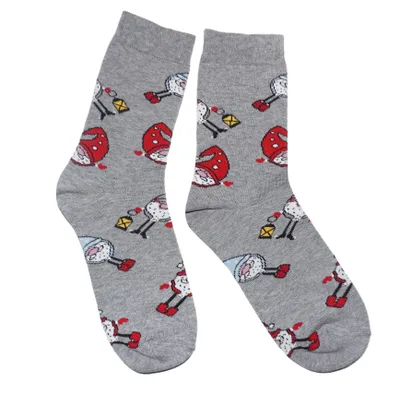 Produktbild von Herren Basic Socken aus Baumwolle Kobolde Grau Meliert Größe 39-42