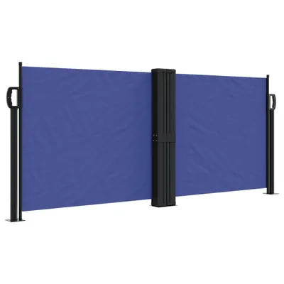 Obrázek produktu pro Zatahovací boční markýza modrá 100 x 1 000 cm