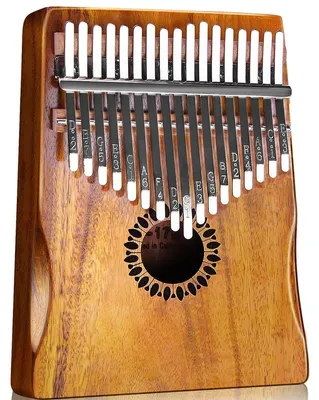 Produktbild von Kalimba Daumenklavier 17 Tasten Holz für Anfänger