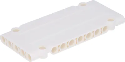 Image de LEGO : 10x panneau technique 5x11x1, blanc