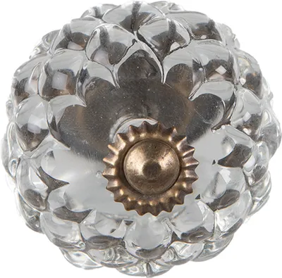 Produktbild von Clayre & Eef Türknauf Ø 4x4 cm Transparant Glas Rund