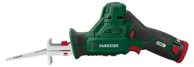 Produktbild von PARKSIDE® 12 V Akku-Astsäge »PAAS 12 C3« mit Akku – mit Ladegerät