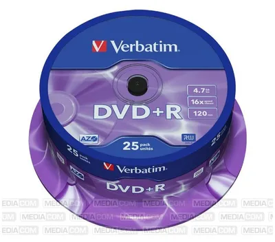 Produktbild von VERBATIM 43500 DVD+R Rohlinge
