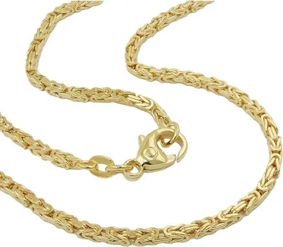 Zdjęcie produktu dla Łańcuszek królewski ok. 2x2mm 14ct GOLD 50cm