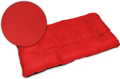 Produktbild von Hundebett Hundekissen Hundematratze Tierbett für Kleine, Mittlere und Grosse Hunde - Wasserdicht, Waschbar - Größe XXL - Rot
