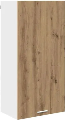 Obrázok produktu pre vidaXL Nástenná skrinka s dvierkami Artisan dub a biela 50 x 31 x 100 cm