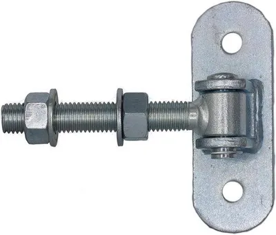 Produktbild von Scharnier Verstellbar - Verzinkter Stahl - M18