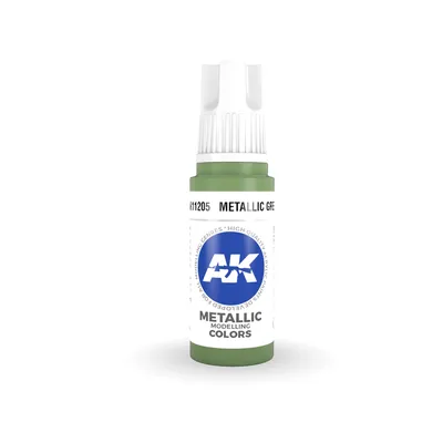 Produktbild von AK Interactive S.L. AK-11205 Metallic Green (3rd Generation)