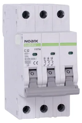 Zdjęcie produktu dla Wyłącznik nadprądowy slim B 20 A 6Ka 3-biegowy NOARK 110748