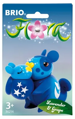 Produktbild von BRIO Flora - 36214 Lavender & Grape | Spielfiguren für endlosen fantasievollen Spielspaß für Mädchen und Jungen ab 3 Jahren - wunderschönes Geschenk