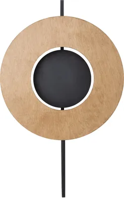 Obrázok produktu pre Nástenná lampa SUNSET, svetlé drevo a čierna, 2xGX53x8W, rozmery: 80x50x12 cm, IP20, Nowodvorski Lighting