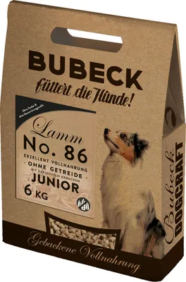 Produktbild von Trockenfutter getreidefrei Welpe mit Lamm von Bubeck 6Kg