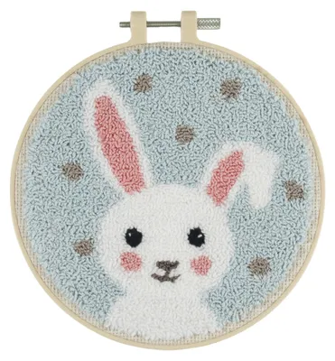 Punch Needle Set Hase, 15,2 cm (6"), Komplettset