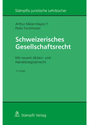 Image de Schweizerisches Gesellschaftsrecht