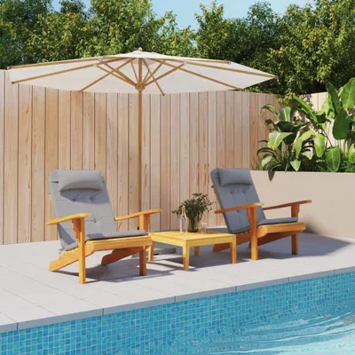 Zdjęcie produktu dla vidaXL Poduszki Adirondack 2 szt. Szara tkanina Oxford - Poduszka na krzesło Adirondack - Poduszka na siedzisko Adirondack - Poduszka na siedzisko Adirondack - Poduszka Adirondack