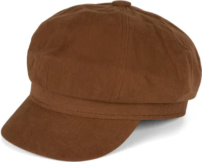 Produktbild von styleBREAKER Damen Ballonmütze aus weichem Stoff, Schirmmütze Vintage Style, Bakerboy Schiebermütze, Newsboy Cap 04023086