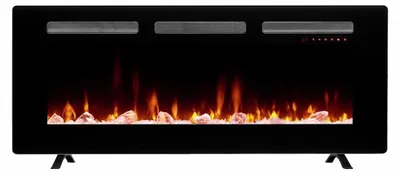 Produktbild von Dimplex Sierra Optiflame TV Medien Wand  Kamin, 48″/121,9 cm, Wandmontage, Wandeinbau oder freistehend mit Standfüßen, 7 Flammenfarben, 3 verschiedene Dekorationen, Cool-Touch-Glas, 1,6 kW HeizLüfter