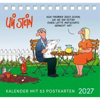 Produktbild von Uli Stein Postkartenkalender 2027
