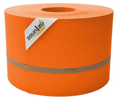 Produktbild von Sichtschutzstreifen zaun|zu PREMIUM 50m Rolle PP Zaunblende für Doppelstabzaun Orange, 50m