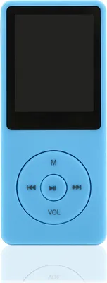 Zdjęcie produktu dla Przenośny odtwarzacz MP4, 32 GB, odtwarzacz muzyczny, ekran 1,8 cala z radiem FM i funkcją nagrywania głosu, odpowiedni dla dzieci i dorosłych, niebieski