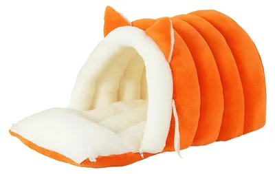 Immagine prodotto di Cuccia calda per gatti, con rivestimento in peluche antiscivolo