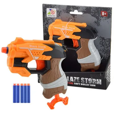 Produktbild von Blaze Storm Pistole ZC7114 Mini Blaster mit 5 Schaumstoffpfeilen Kinder