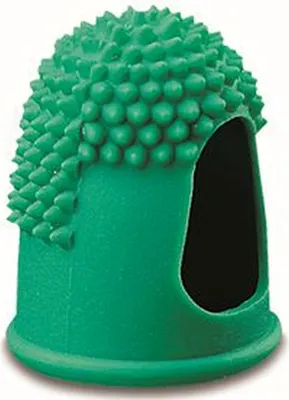 Produktbild von Blattwender Größe 2 Durchmesser 15mm latexfrei grün Packung mit 10 Stück