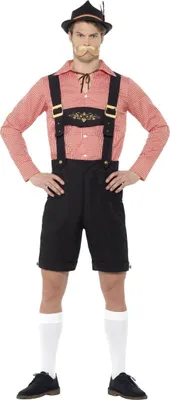 Produktbild von Smiffys - Kostüm Set für Herren - SM2603 (L) (Rot)