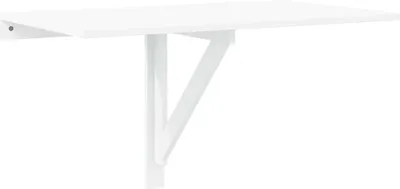 Produktbild von vidaXL Wand-Klapptisch Hochglanz-Weiß 100x60x56 cm Holzwerkstoff