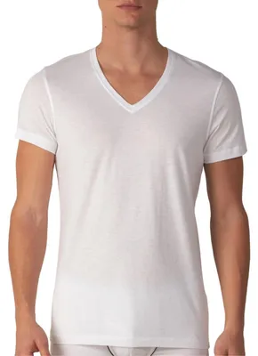 Produktbild von Set mit 3 Herren T-Shirts mit V-Ausschnitt aus Baumwolle