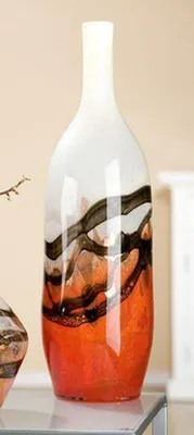 Produktbild von Gilde Glasart Flaschenvase Lava 39155