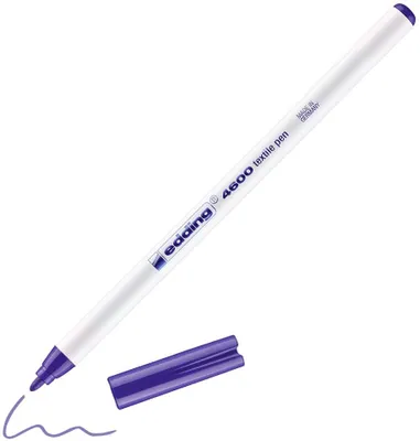 Image de edding 4600 Crayon textile violet