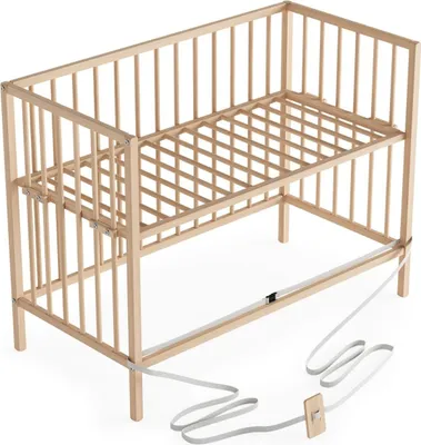Produktbild von Beistellbett 60x120 cm mit Umbauseite - natur - Dreamy 4 in 1 Bett