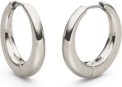 Imagen del producto de Boccia, pendientes de aro para mujer, modelo 05100-01, titanio