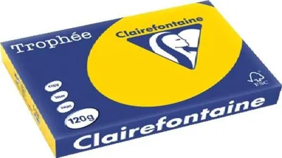 Image de Clairalfa papier universel Troph'e, A4, 120 g/qm, jaune d'or