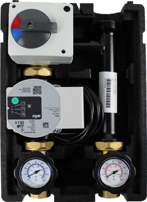 Produktbild von Thermoreflux X Rücklaufanhebung mit elektr. Stellmotor Elodrive und Wilo Para 25/6 Hocheffizienzpumpe