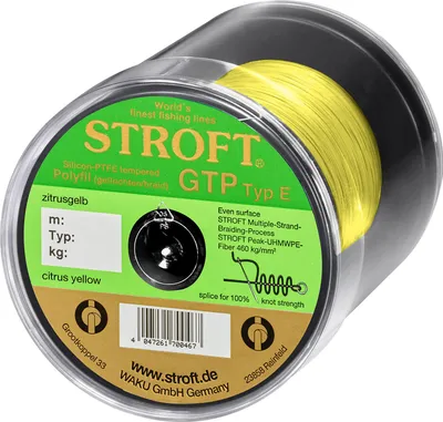 Produktbild von Stroft Schnur GTP Typ E geflochten zitrusgelb 600m Typ E1 4,75 kg