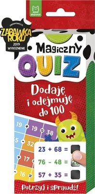 Produktbild von Magiczny quiz Dodaję i odejmuję do 100 / Aksjomat