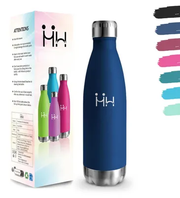Produktbild von Trinkflasche, 750 ml BPA-frei, Trinkflasche Edelstahl, 304 Edelstahl, Wasserflas