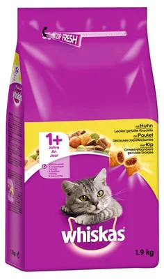 Produktbild von ‎Whiskas 325668, Adult, Huhn, 1,9 kg, Ohne Geschmacksstoffe