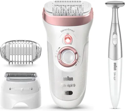 Produktbild von Braun Silk-épil 9 Beauty-Set Epilierer Damen Haarentfernung Aufsätze Rasierer (114,32)