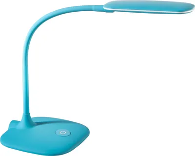 Produktbild von LED-Tischleuchte, Blau, flexibler Lampenarm, 3-fach dimmbar, 4.000 K, 420lm, 230 V, 6 W